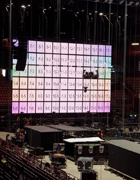 building the stage in Assago (ph. Italstage Srl)