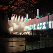 soundcheck at Unipol Arena (ph. Dave Kilminster)