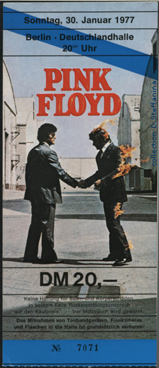 TICKET BERLIN 30.1.77