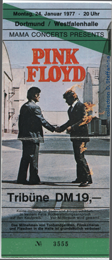 TICKET DORTMUND 24.1.77