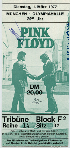 TICKET MUNCHEN 1.3.77