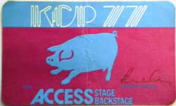 BACKSTAGE PASS PARIS .77