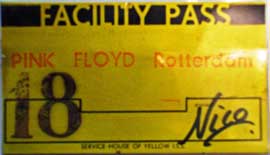 "Facility" PASS ROTTERDAM 18.2.77