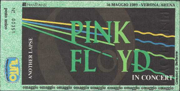 TICKET VERONA 16.5.89