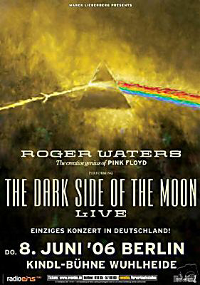 Roger Waters - Berlin 8.6.06 poster