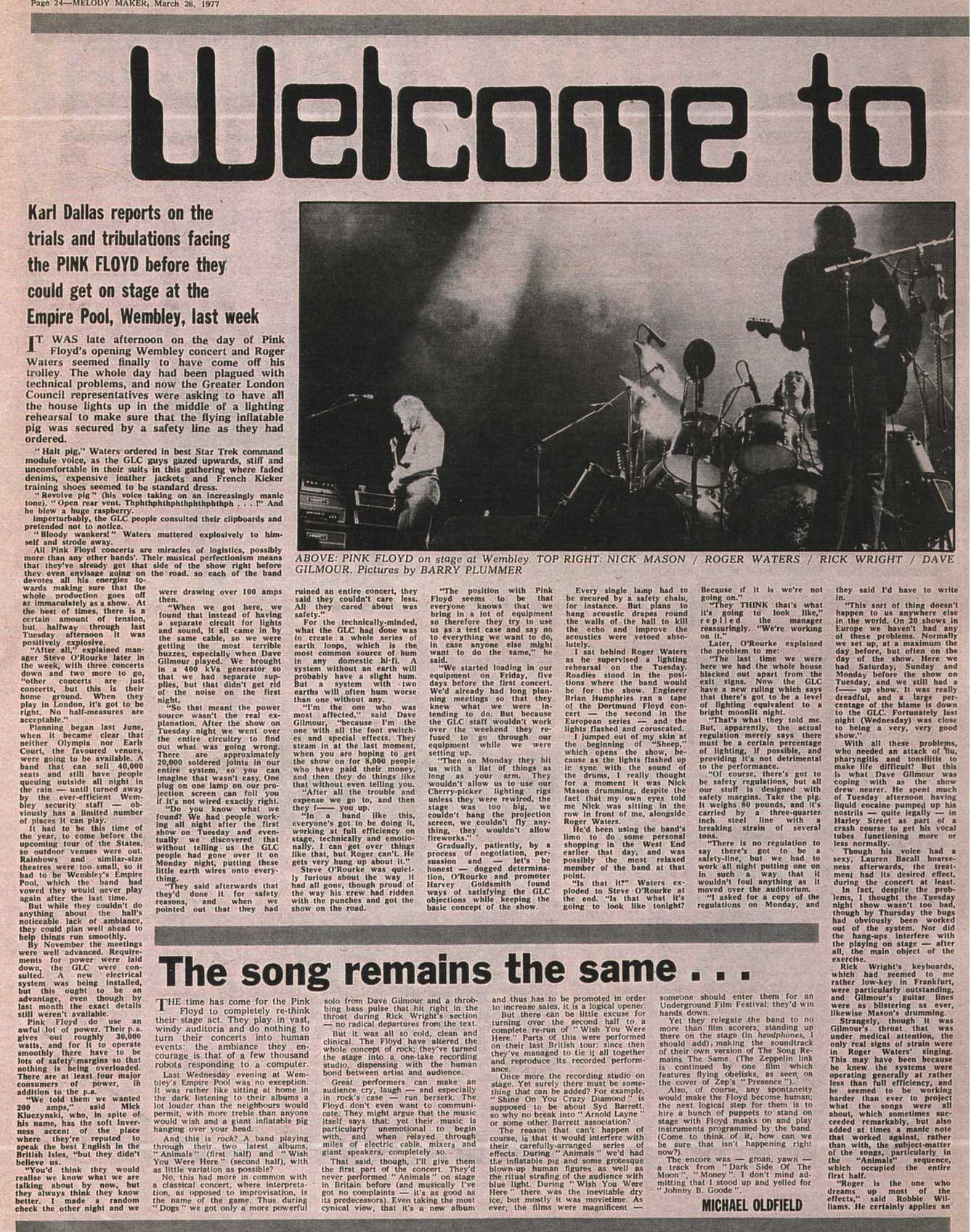 Melody Maker 26.3.77 /1 